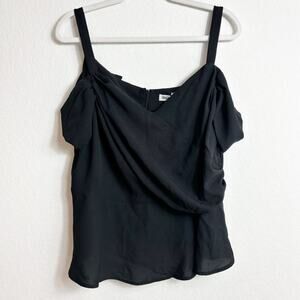 GRACE KARIN BLACK OPEN SHOULDER WOMEN BLOUSE SIZE 2XL BRAND NEW WITH TAGS